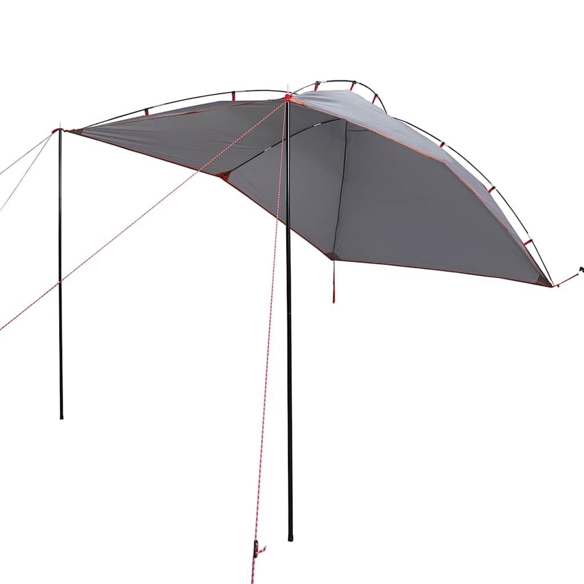 Voir la diapositive 2 : VIDAXL Tente de voiture gris et orange impermeable