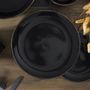 Voir la diapositive 2 : Paris Prix Lot de 6 Assiettes Plates  Lounge  26cm Noir