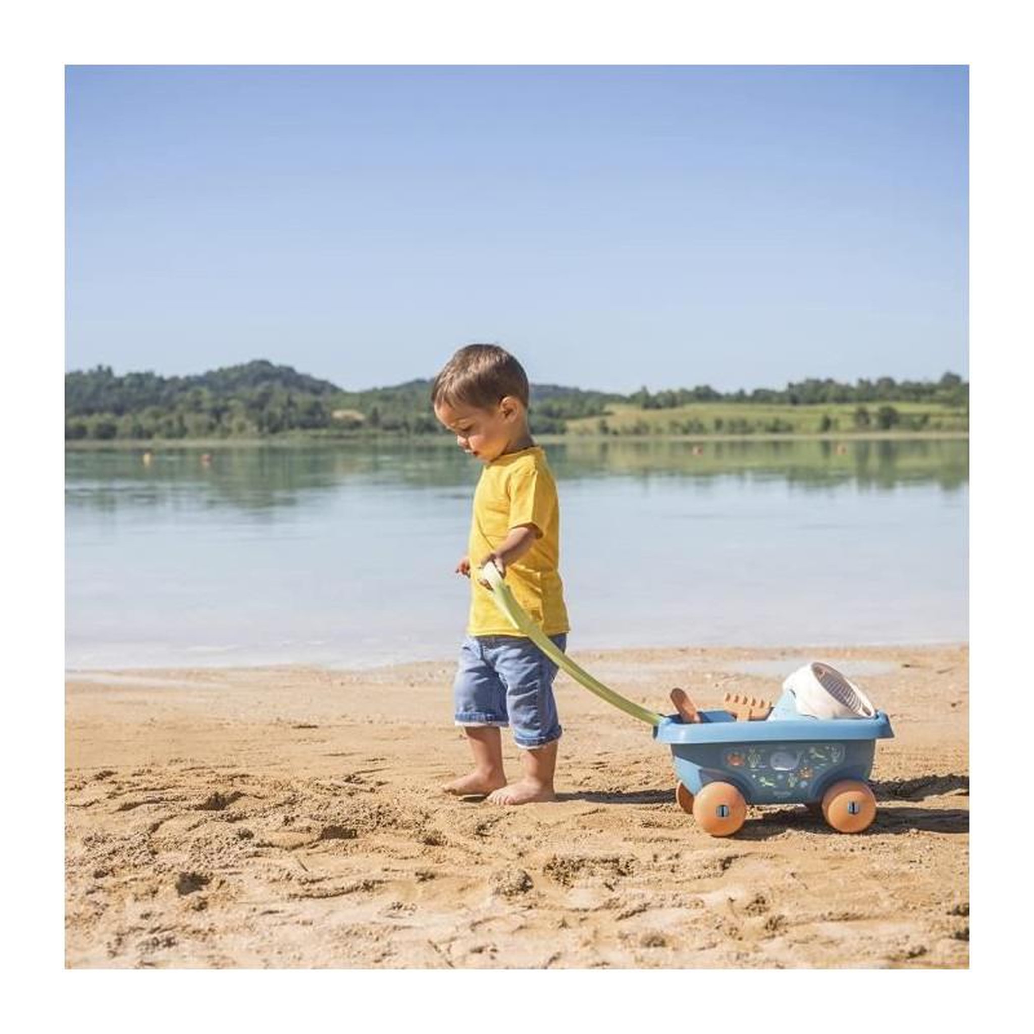 Voir la diapositive 4 : SMOBY Smoby Green chariot de plage garni