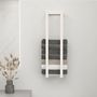 Voir la diapositive 3 : VIDAXL Porte-serviette Blanc 23x18x90 cm Bois de pin massif