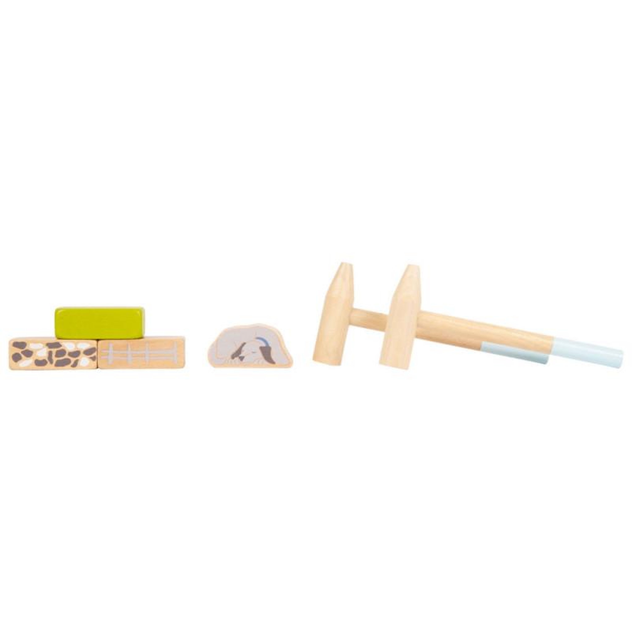 Voir la diapositive 4 : SMALL FOOT Small Foot - Wooden Wobble Wall Game 12237