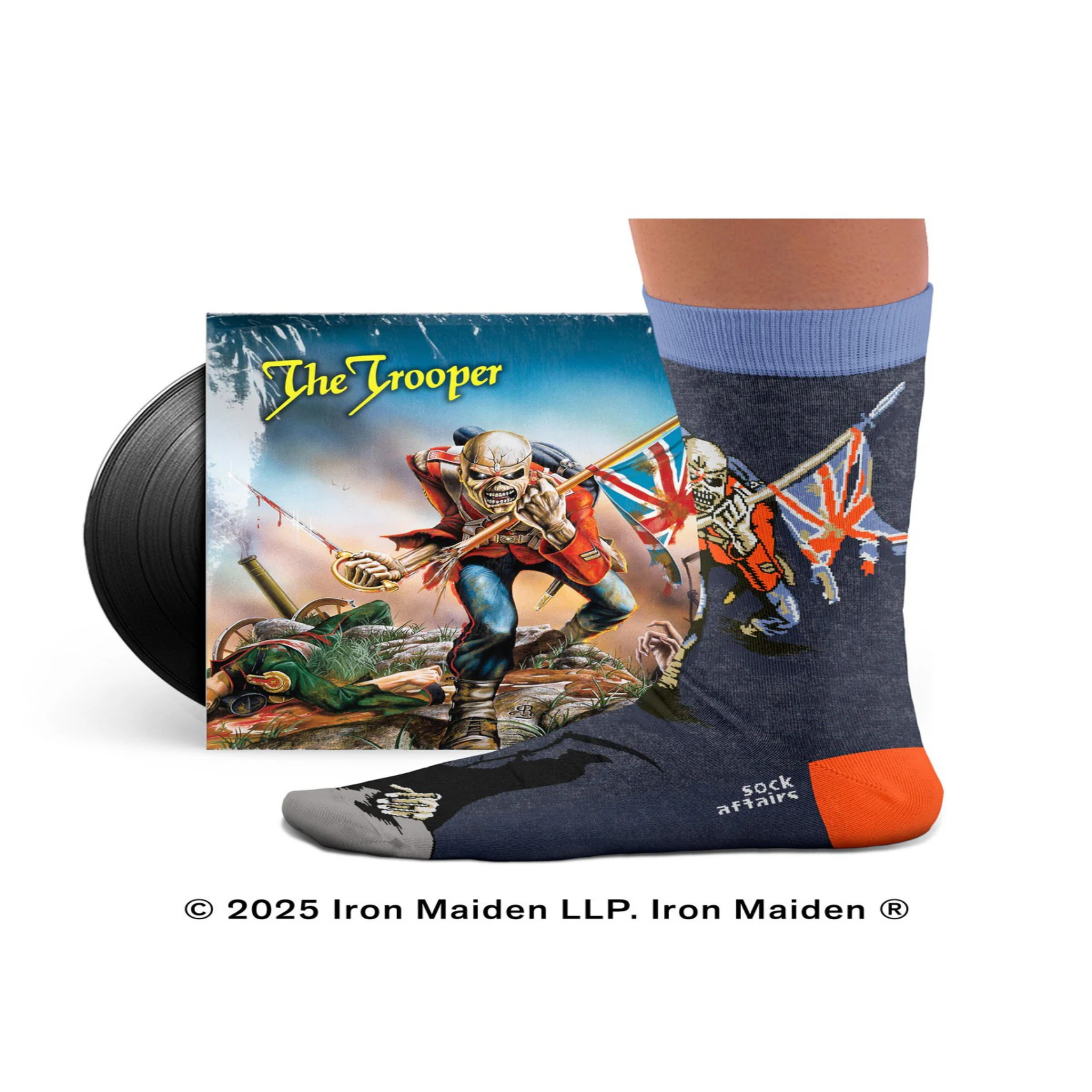 Voir la diapositive 4 : SOCK AFFAIRS Chaussettes iron maiden, the trooper