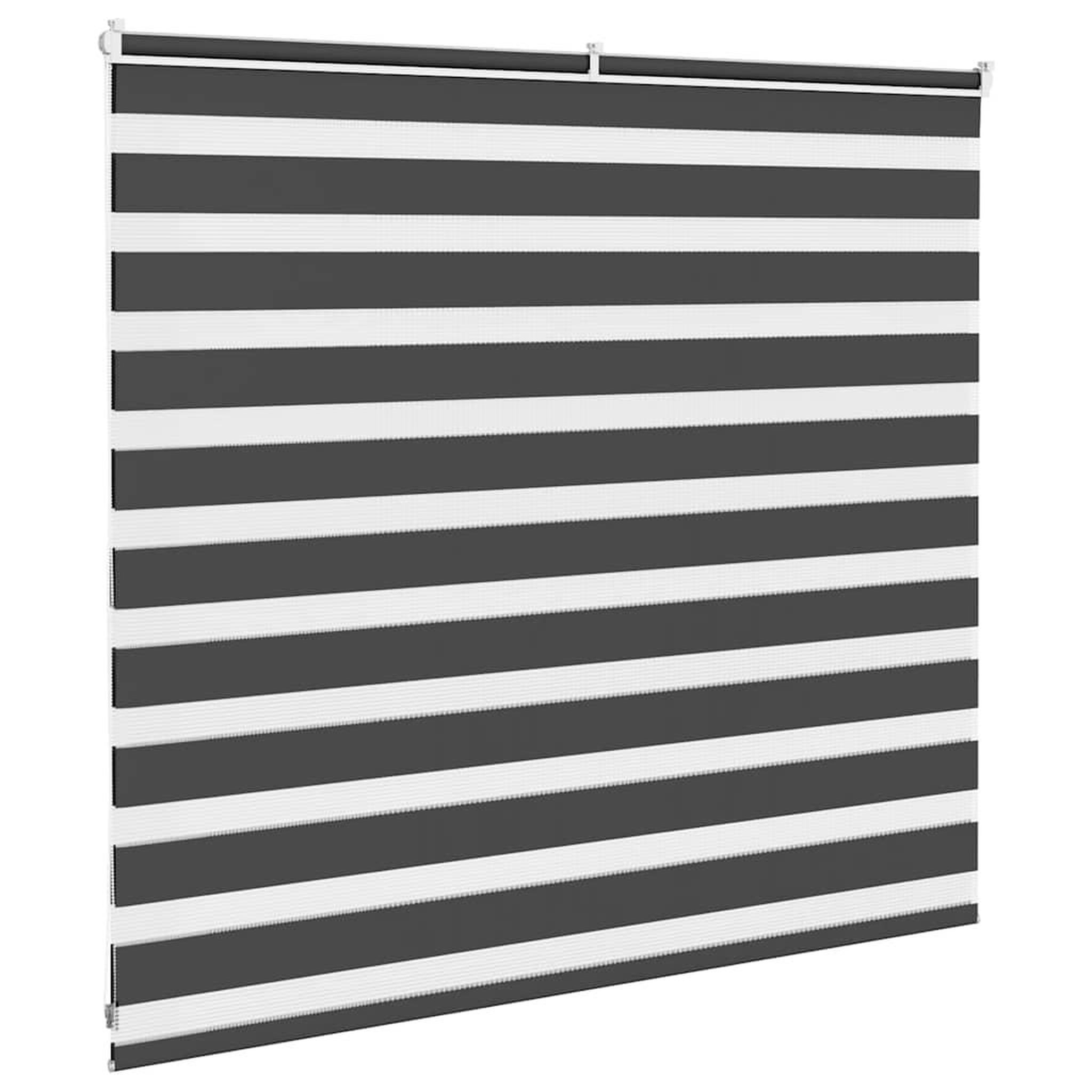 Voir la diapositive 4 : VIDAXL Store zebre noir 160x100 cm largeur du tissu 155,9 cm polyester