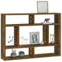 Voir la diapositive 5 : VIDAXL Etagere murale Chene fume 75x16x55 cm Bois d'ingenierie