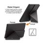 Voir la diapositive 2 : IBROZ Etui Origami Kindle 11thgen Noir