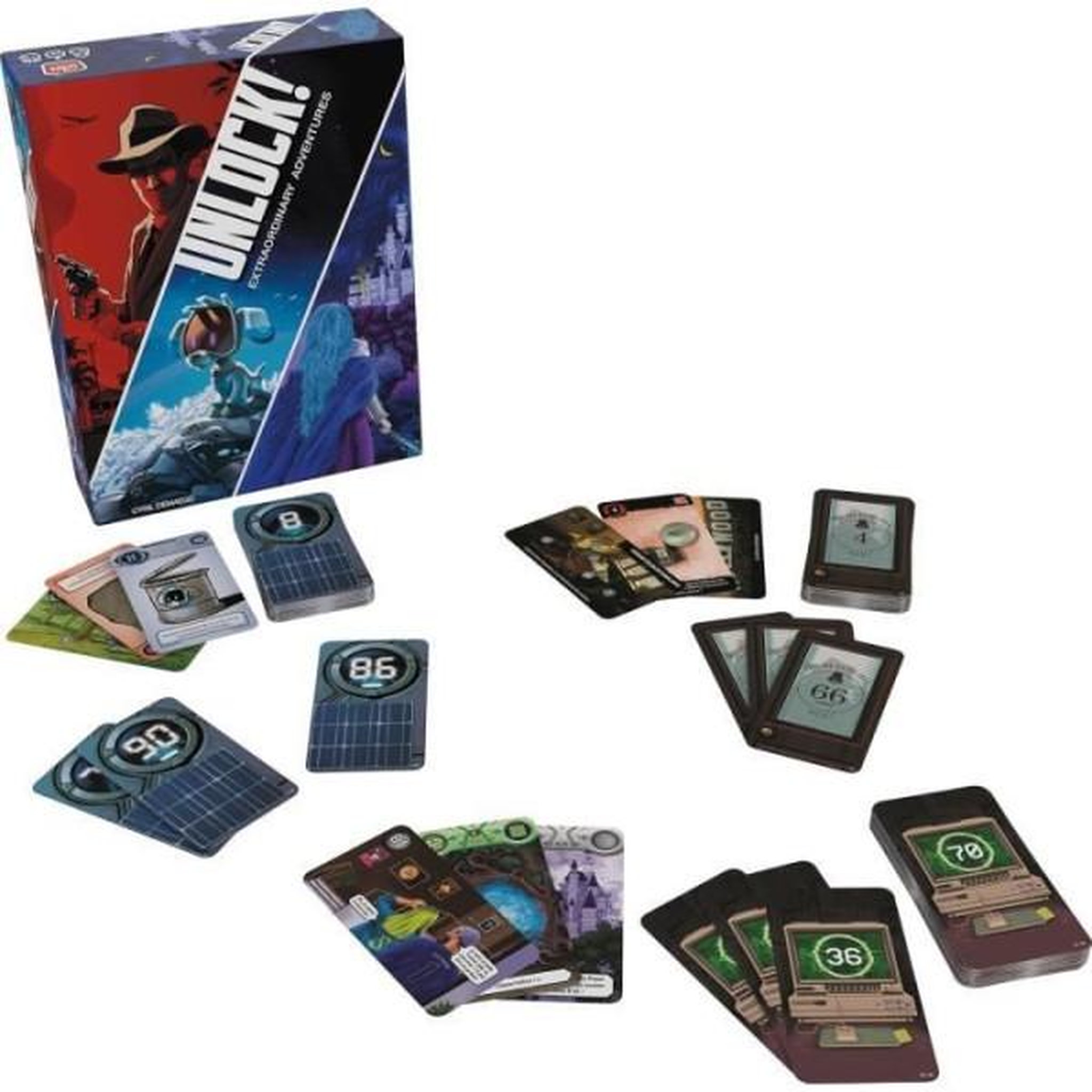 Voir la diapositive 4 : Asmodee UNLOCK! EXTRAORDINARY ADVENTURES, Papeterie