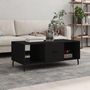 Voir la diapositive 1 : VIDAXL Table basse noir 102x50x40 cm bois d'ingenierie