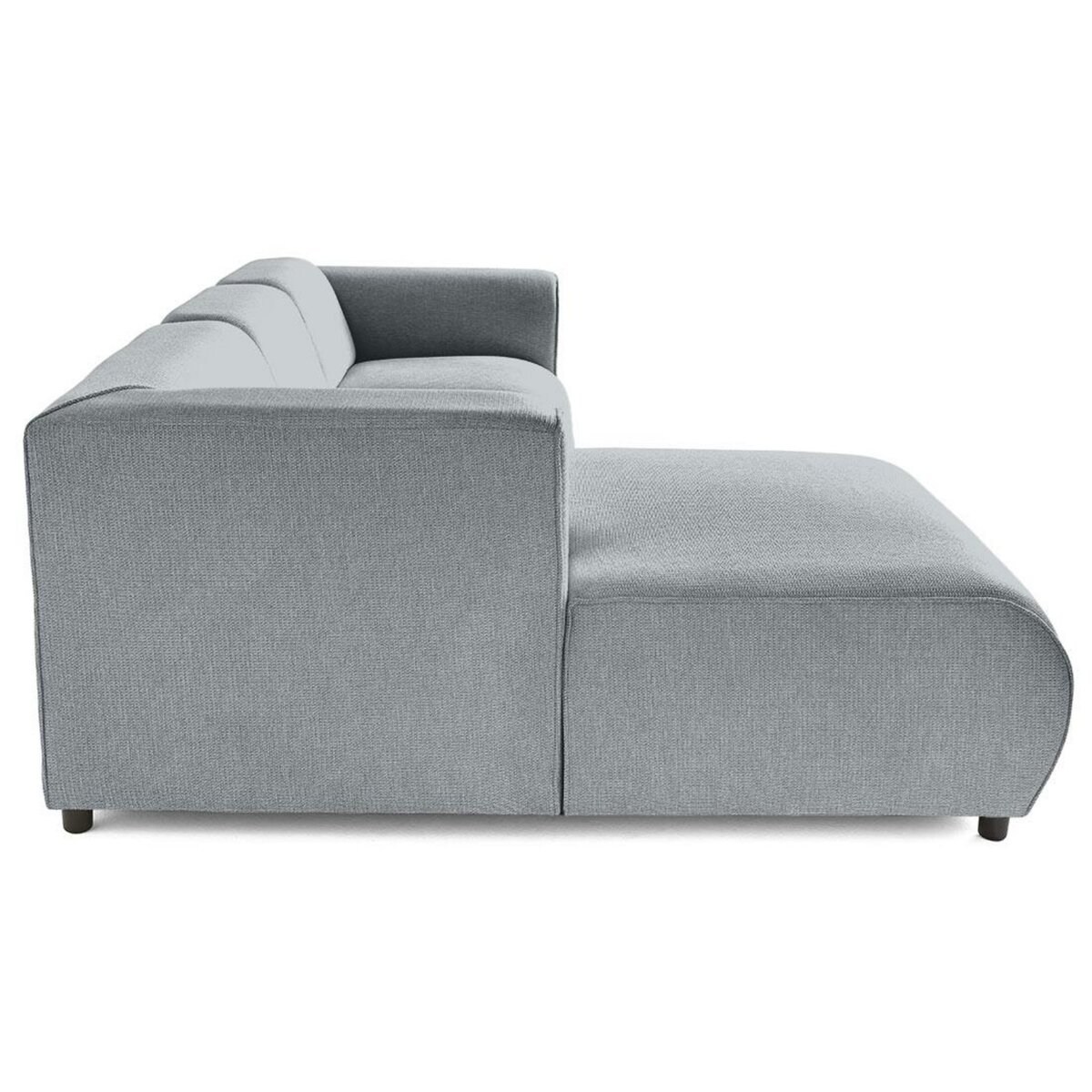 LISA DESIGN Suaro - canapé modulable d'angle gauche 4 places en tissu texturé