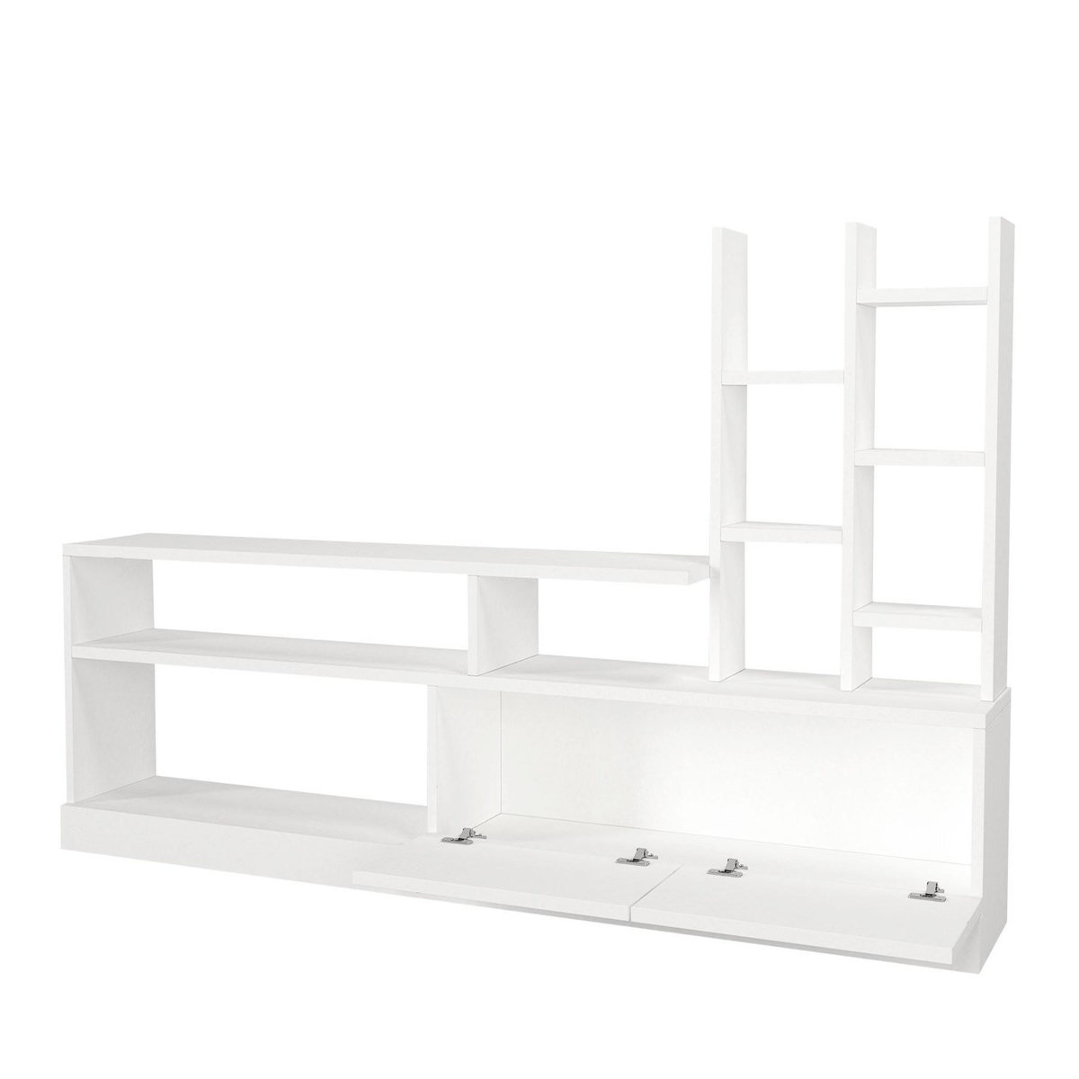 Habitat et Jardin Meuble TV en bois  Dolunay  - 164 x 25 x 91 cm - Blanc