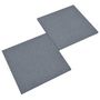 Voir la diapositive 4 : VIDAXL Carreaux de protection antichoc 12pcs Caoutchouc 50x50x3cm Gris