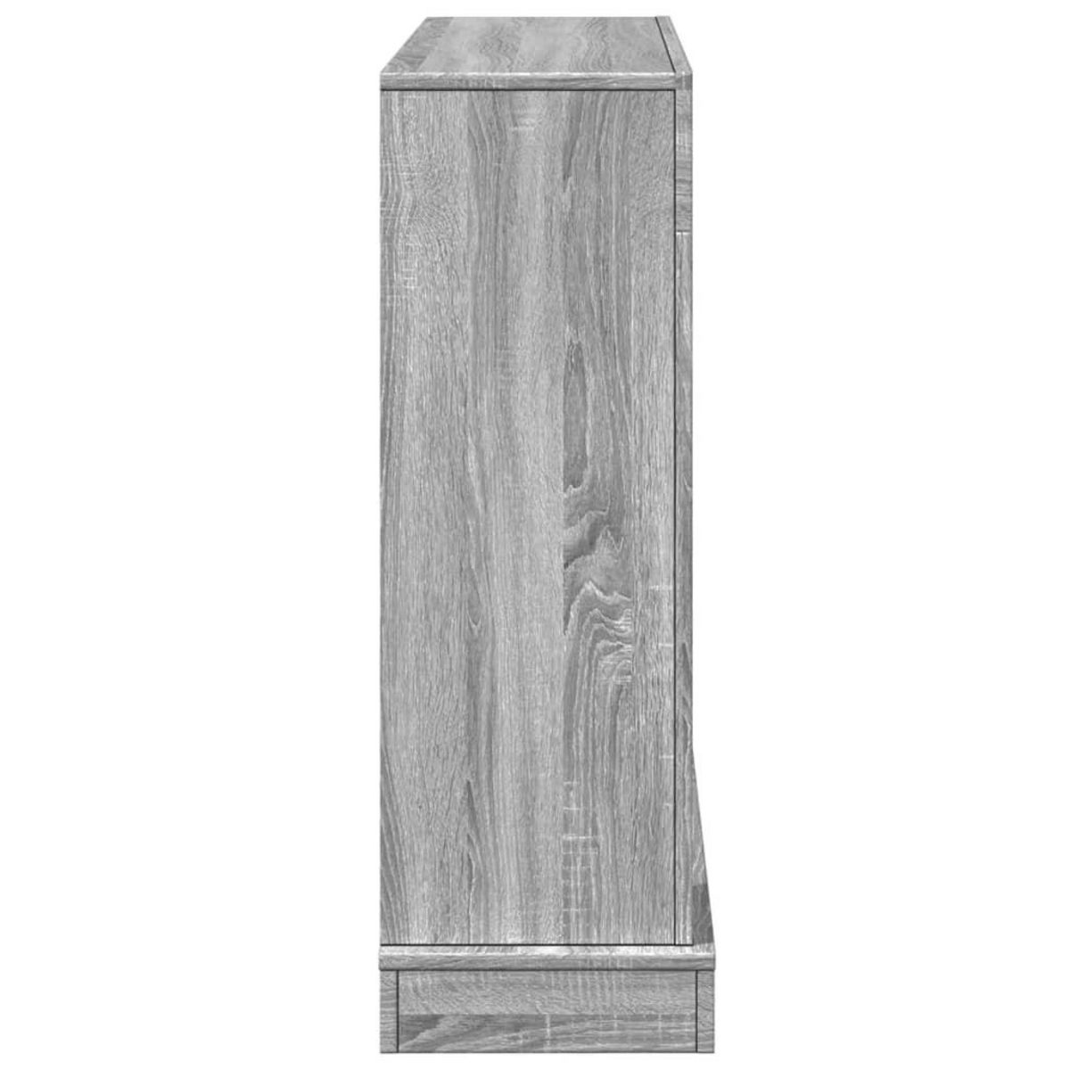 VIDAXL Cadre de cheminee sonoma gris 100x30x87,5 cm bois d'ingenierie