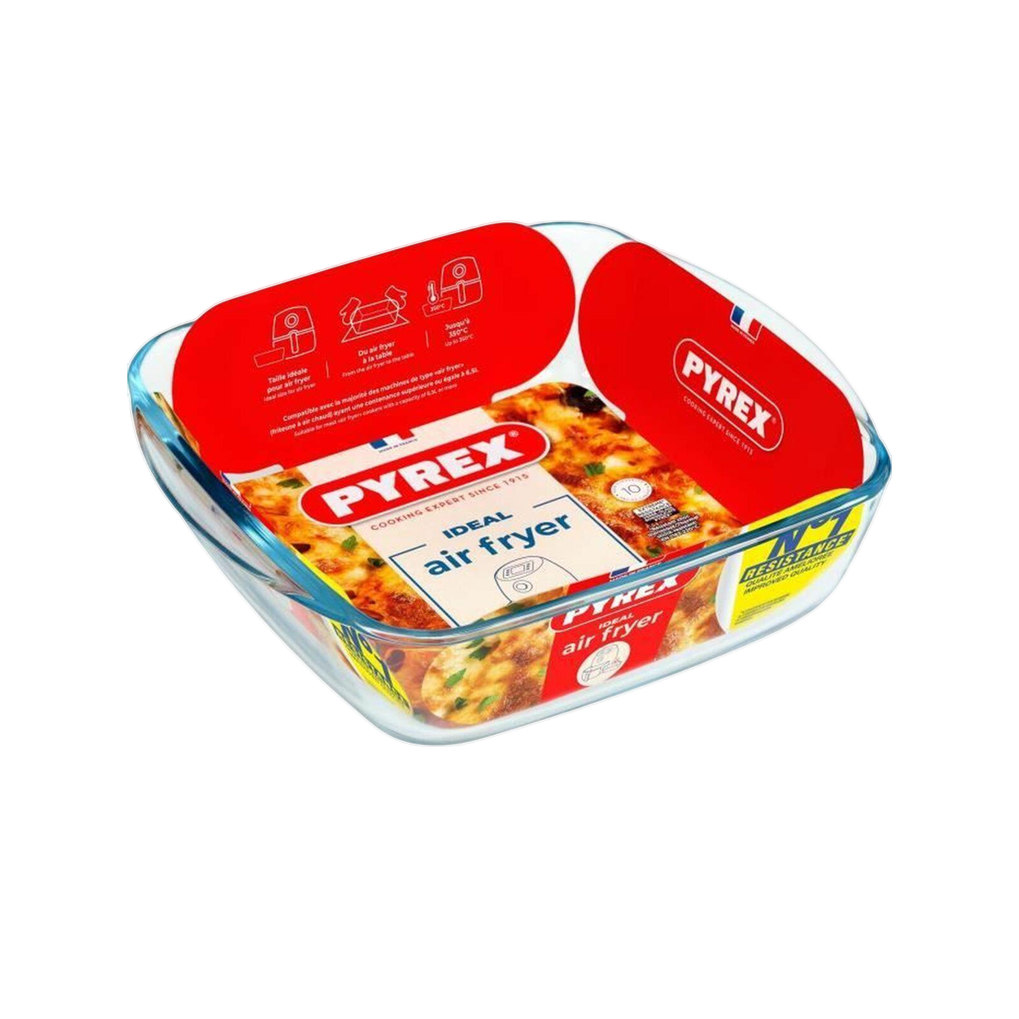 PYREX Plat à four Pyrex 1450142 en verre borosilicate 25x22 cm