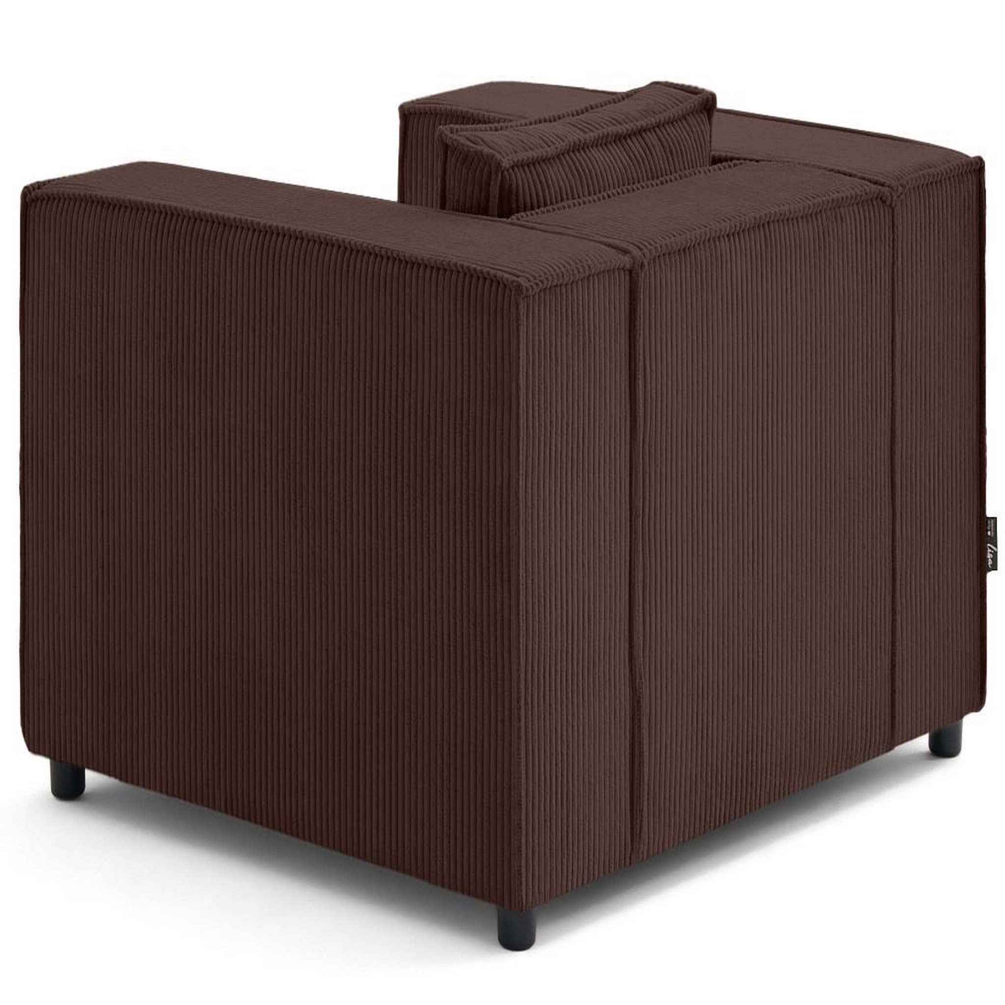 Voir la diapositive 4 : LISA DESIGN Stella - fauteuil en velours côtelé
