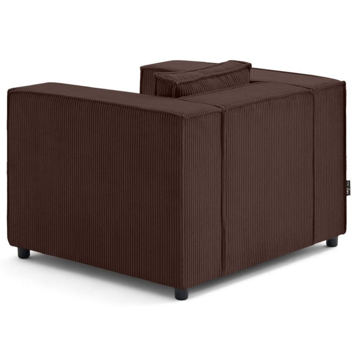 LISA DESIGN Stella - fauteuil en velours côtelé