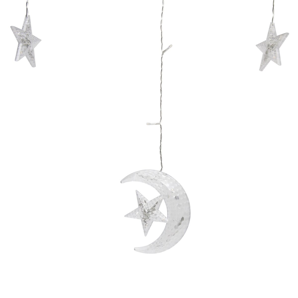  Guirlande lumineuse électrique lunes 2,5 mètres 138 LED