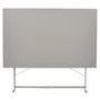 Voir la diapositive 3 : Paris Prix Table de Jardin Pliante  Palerme  110cm Taupe