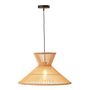 Voir la diapositive 2 : Paris Prix Lampe Suspension en Bambou  Midano  53cm Naturel