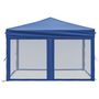 Voir la diapositive 4 : VIDAXL Tente de reception pliable avec parois Bleu 3x3 m