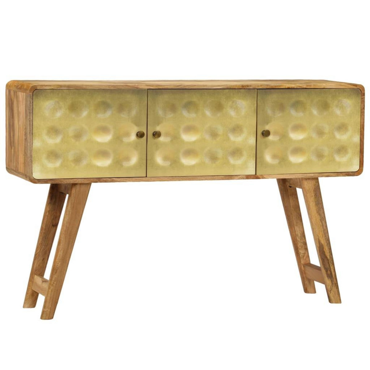 VIDAXL Buffet Bois de manguier massif 120x30x80 cm