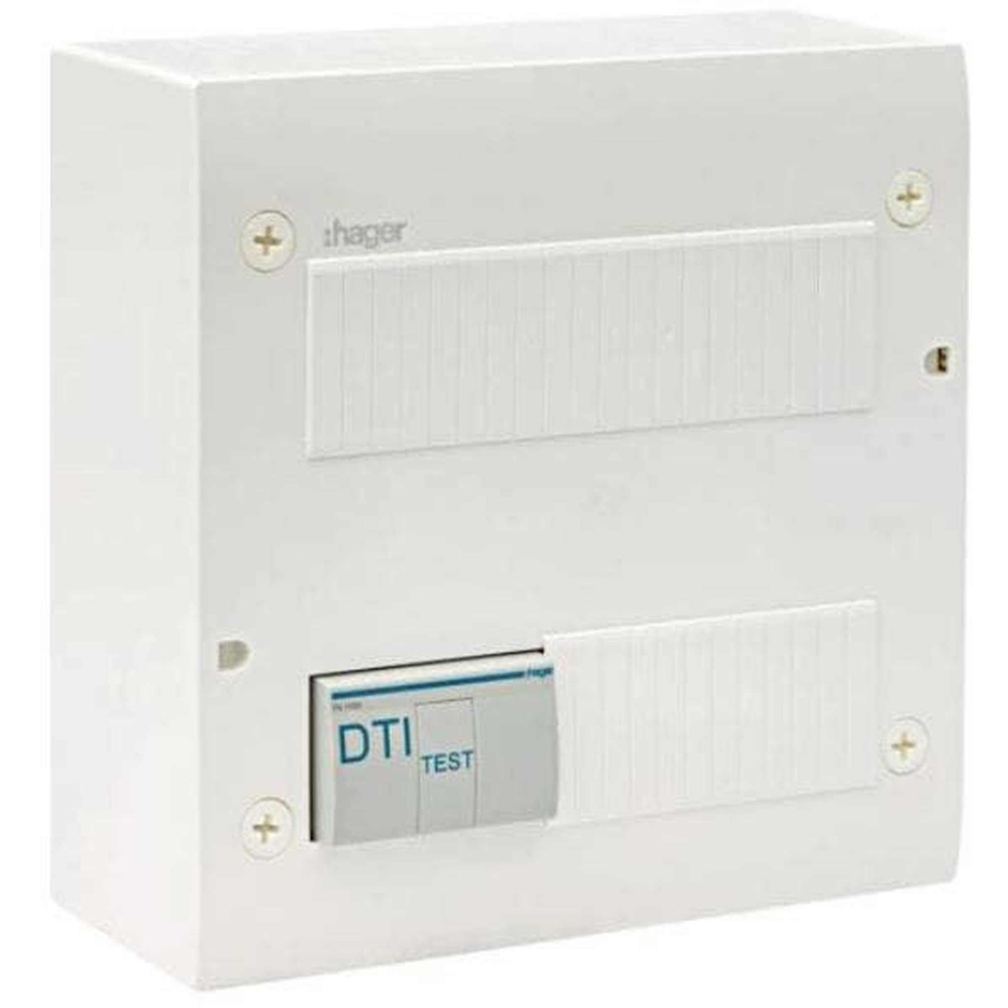 HAGER Coffret de communication éco 4xrj45 grade 2tv