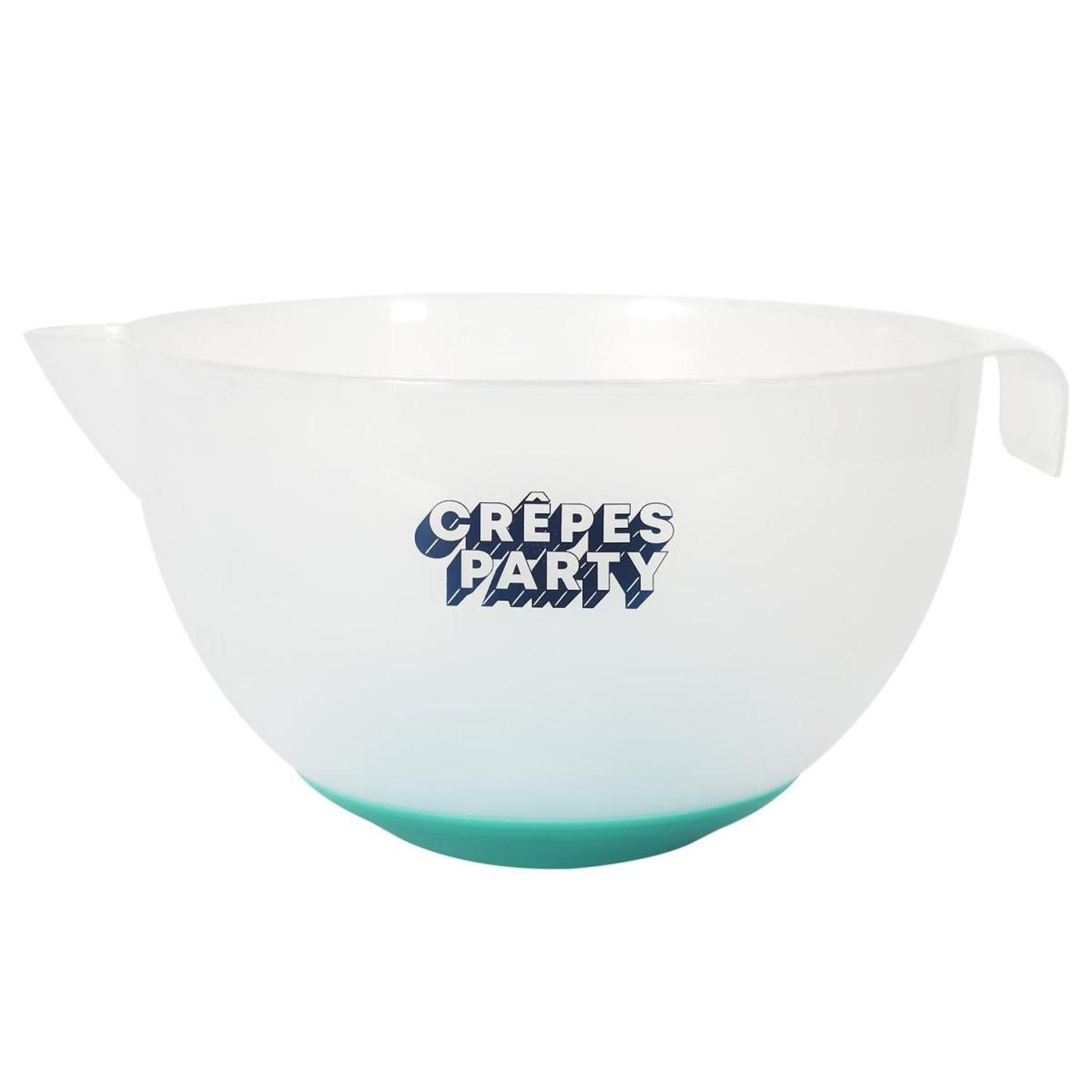Lily Cook Bol mélangeur  chandeleur  3l transparent & vert
