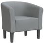 Voir la diapositive 2 : VIDAXL Chaise cabriolet gris clair tissu