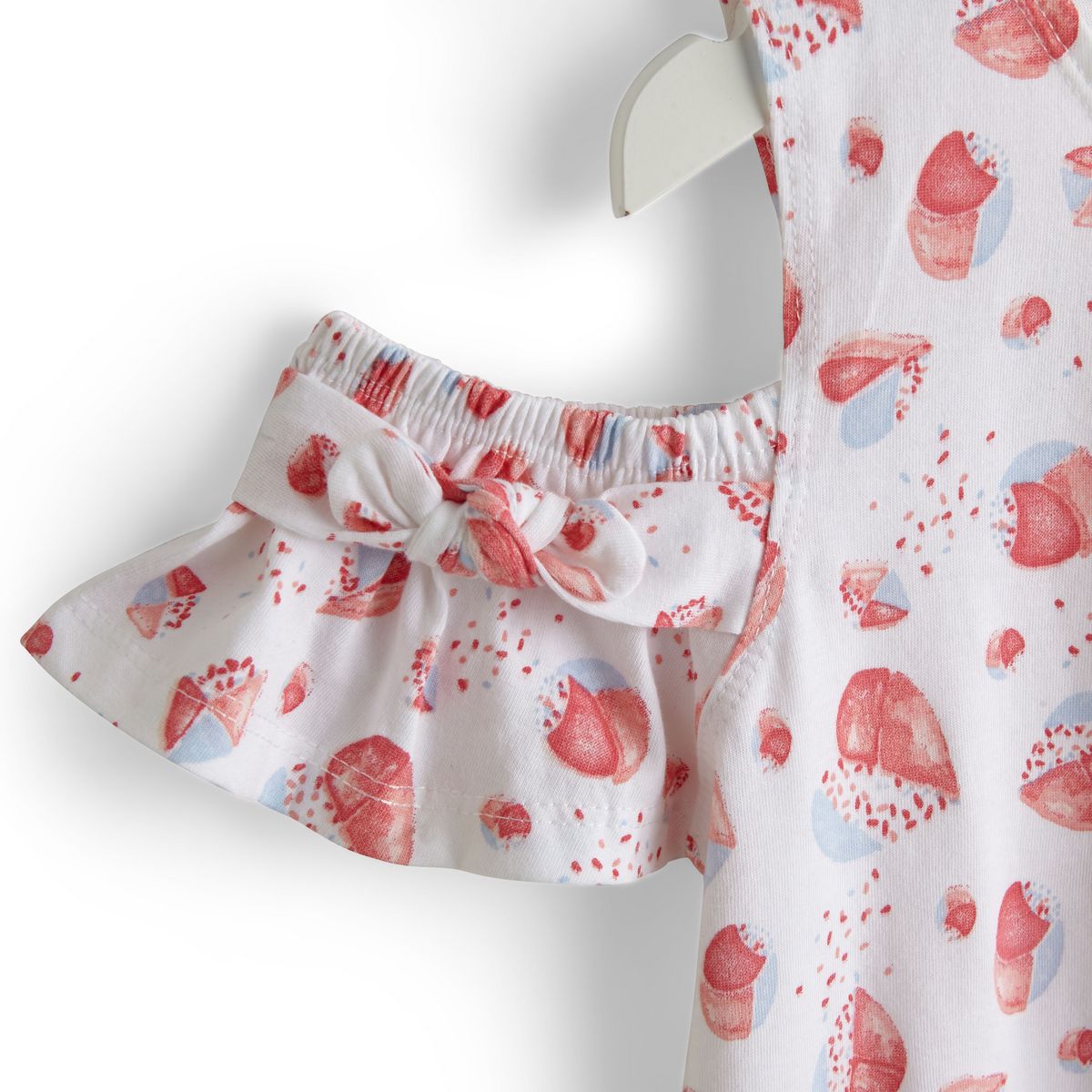 IN EXTENSO T-shirts épaules dénudées coeurs fille