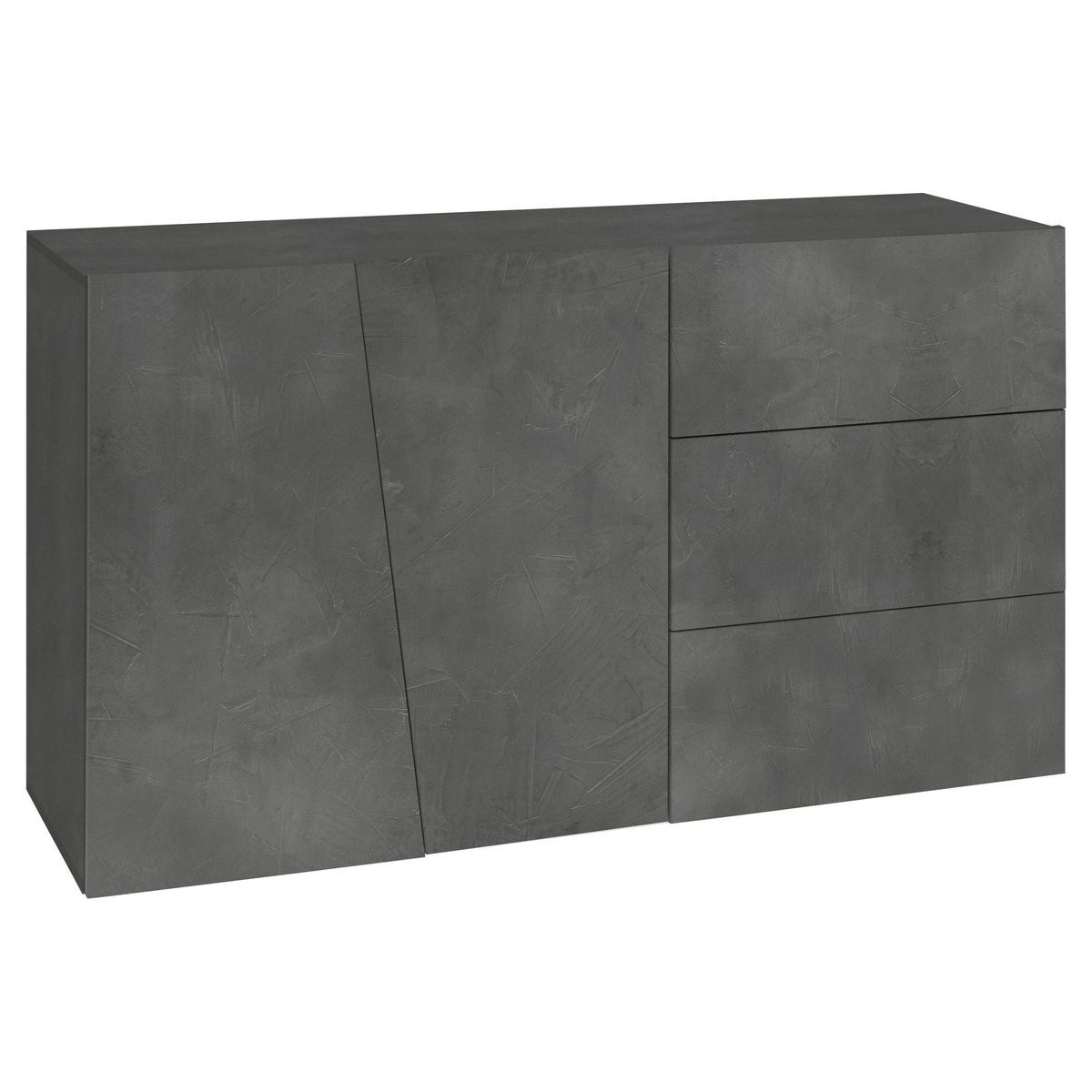 Buffet 2 portes 3 tiroirs L140cm VERONA