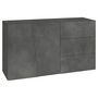Voir la diapositive 1 : Buffet 2 portes 3 tiroirs L140cm VERONA