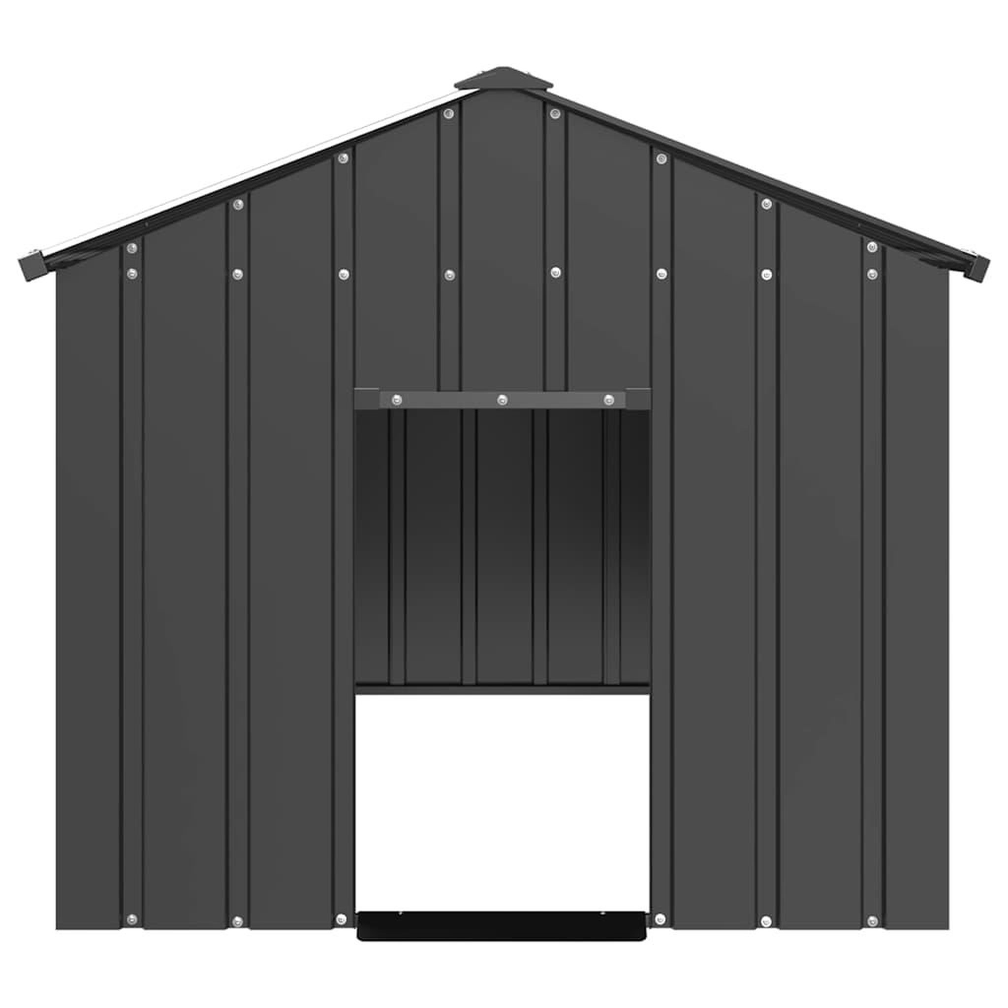 Voir la diapositive 3 : VIDAXL Niche pour chien avec toit noir 114x202x101 cm acier galvanise