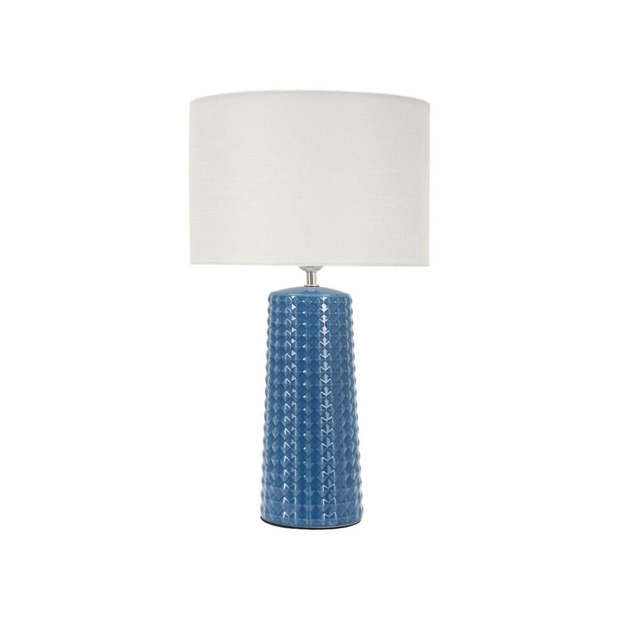 Paris Prix Lampe à poser en céramique  gliss  52cm bleu