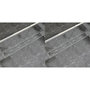 Voir la diapositive 1 : VIDAXL Drain de douche lineaire 2 pc 930 x 140 mm Acier inoxydable