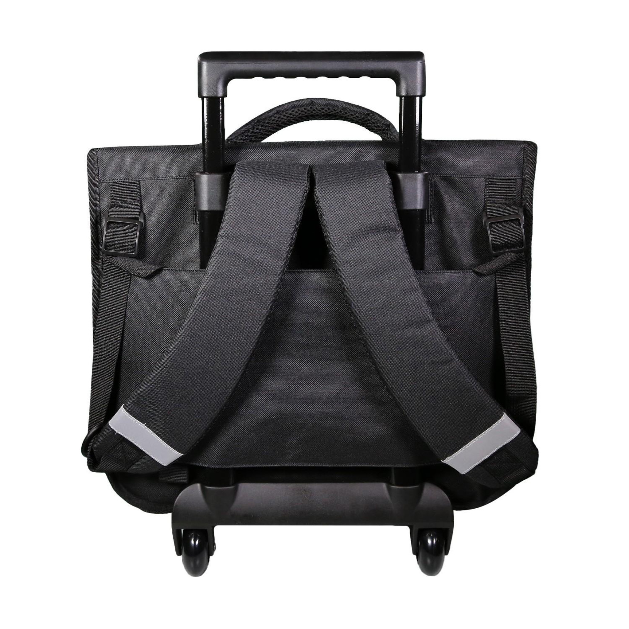 Voir la diapositive 4 : Bagtrotter Cartable à roulettes 38 cm Transformers Noir