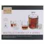 Voir la diapositive 5 : Paris Prix Coffret Bouteille & Verres  Whisky  24cm Transparent