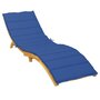Voir la diapositive 3 : VIDAXL Coussin de chaise longue bleu royal 200x70x3 cm tissu oxford