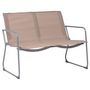 Voir la diapositive 3 : VIDAXL Salon de jardin 4 pcs Tissu et acier Taupe