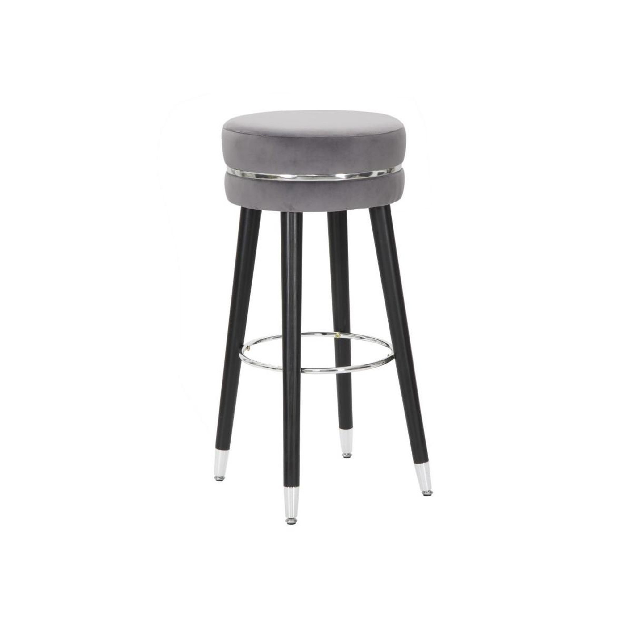 Paris Prix Tabouret de Bar Design  Paris  74cm Gris & Argent