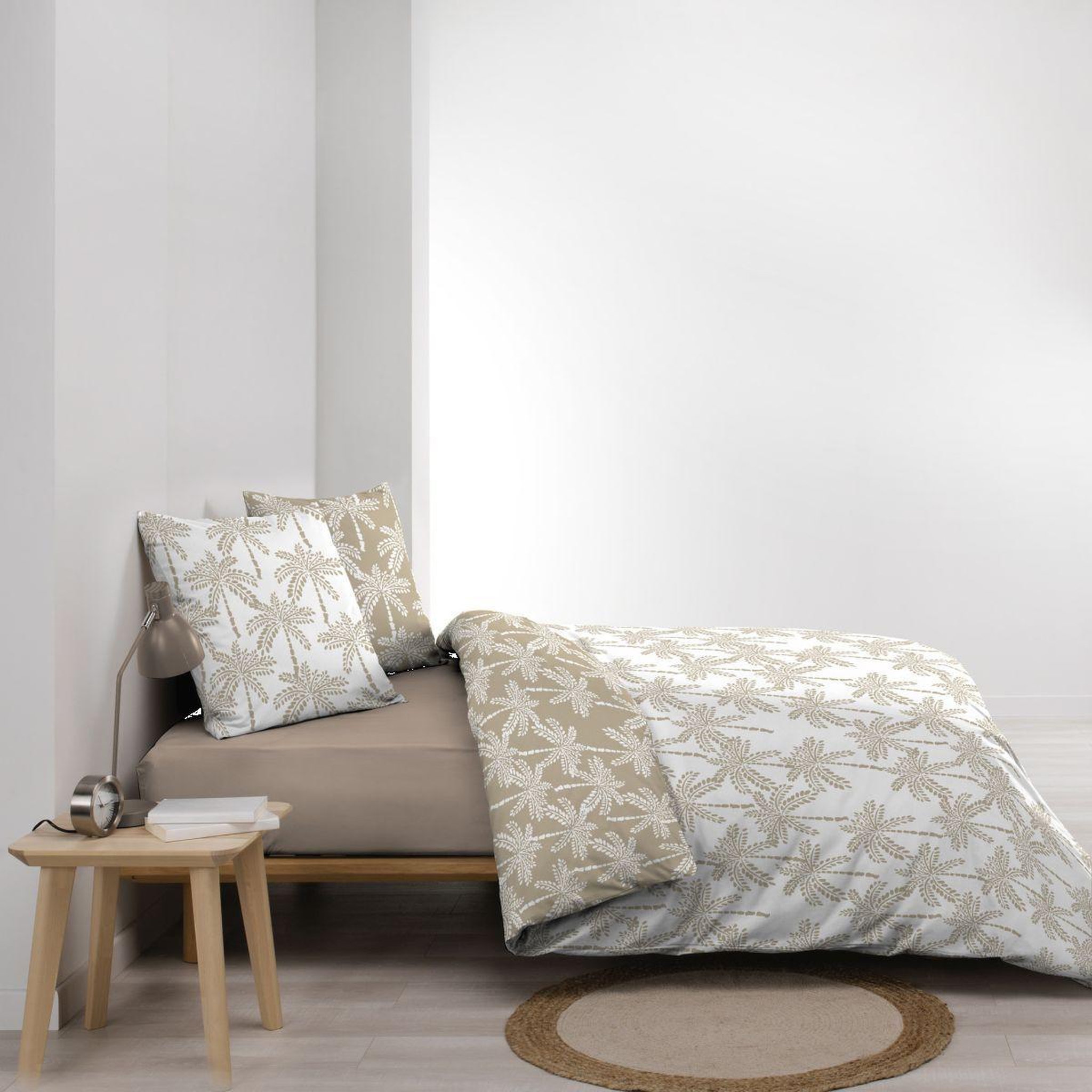 Voir la diapositive 3 : Douceur d'Intérieur Parure de lit 3 pièces  oliana  240x220cm beige
