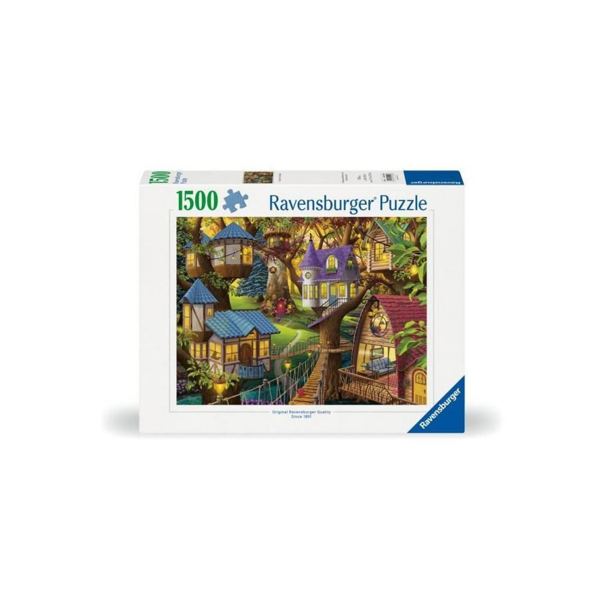 RAVENSBURGER Puzzle 1500 pieces : Crépuscule a la cime des arbres