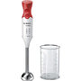 Voir la diapositive 1 : BOSCH Mixeur plongeant 450w rouge - msm64110