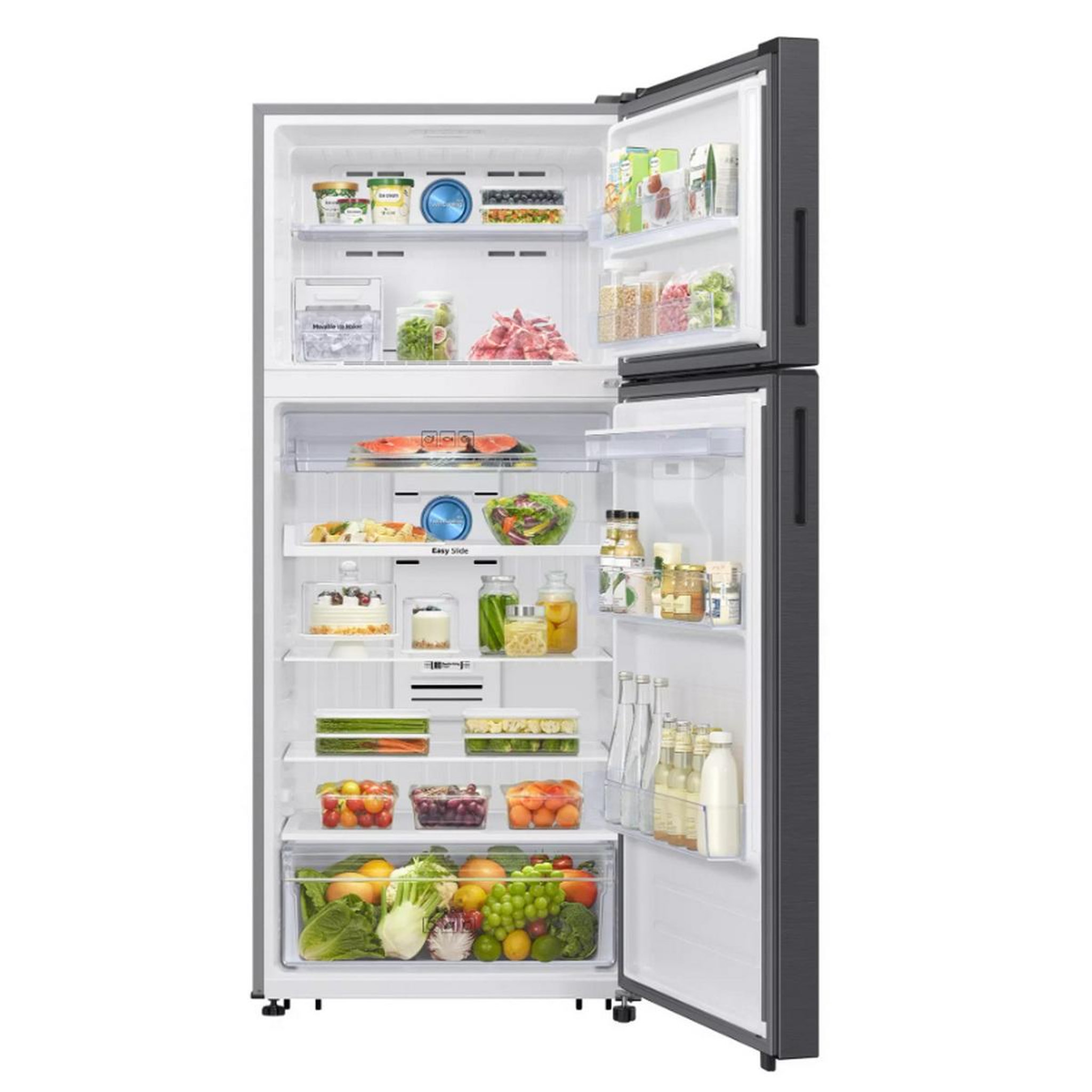 Voir la diapositive 6 : Samsung Réfrigérateur combiné 79cm 528l platinium - rt53dg7b14s9