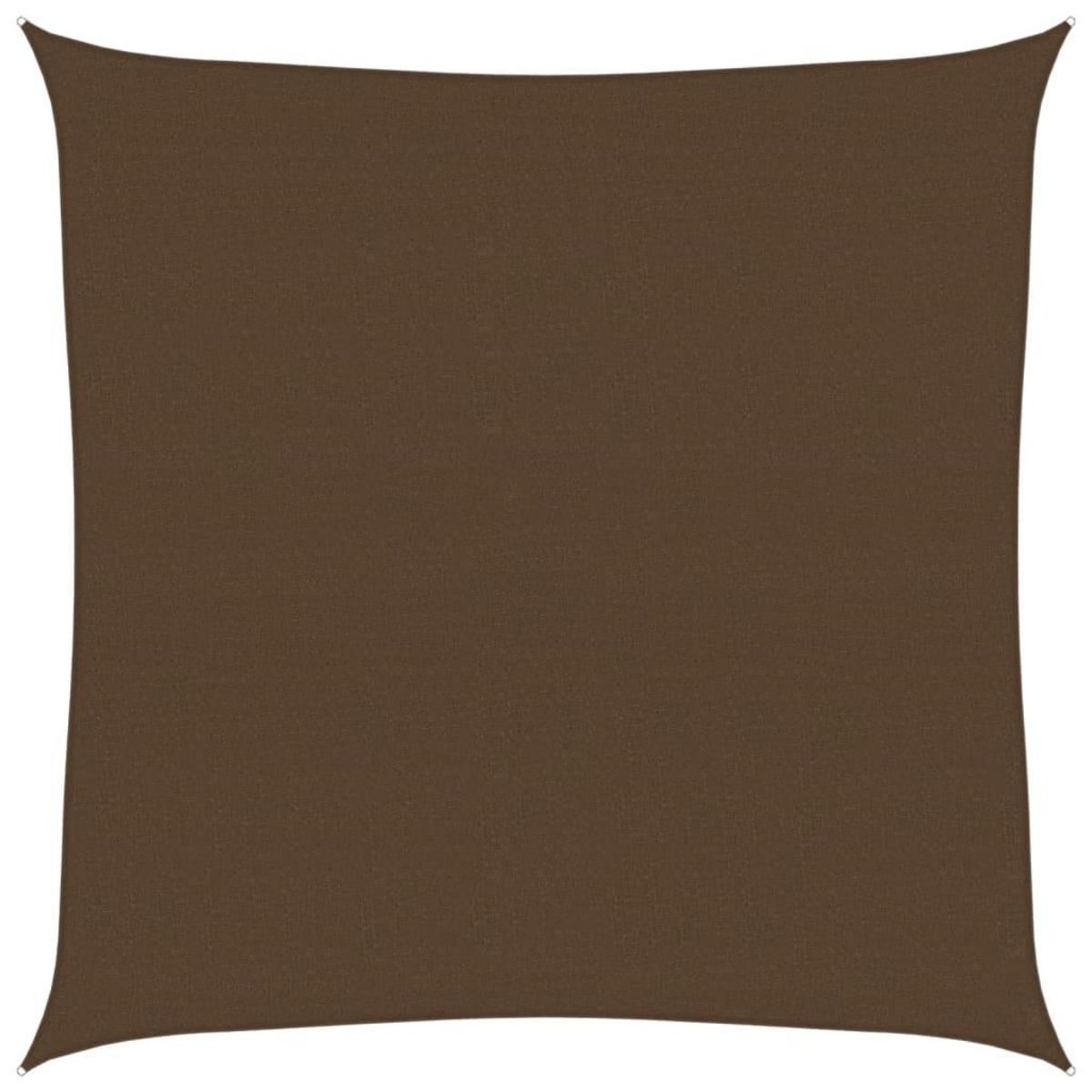 VIDAXL Voile d'ombrage 160 g/m^2 Marron 4x4 m PEHD