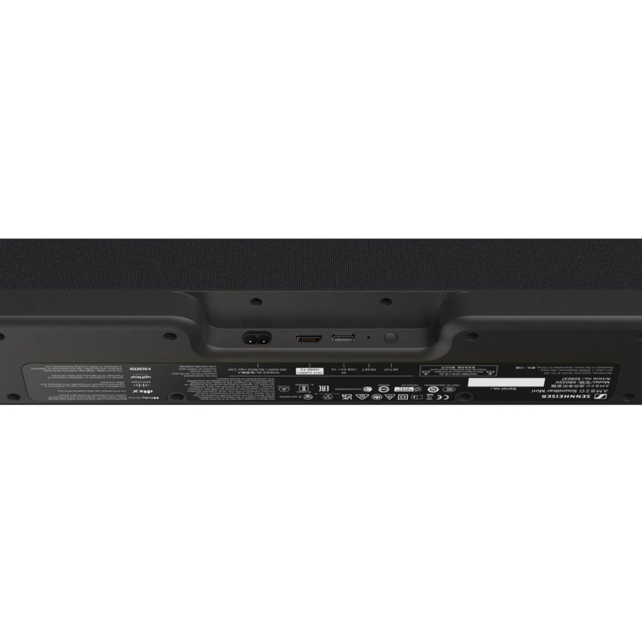 Voir la diapositive 5 : Sennheiser Barre de son ambeo mini