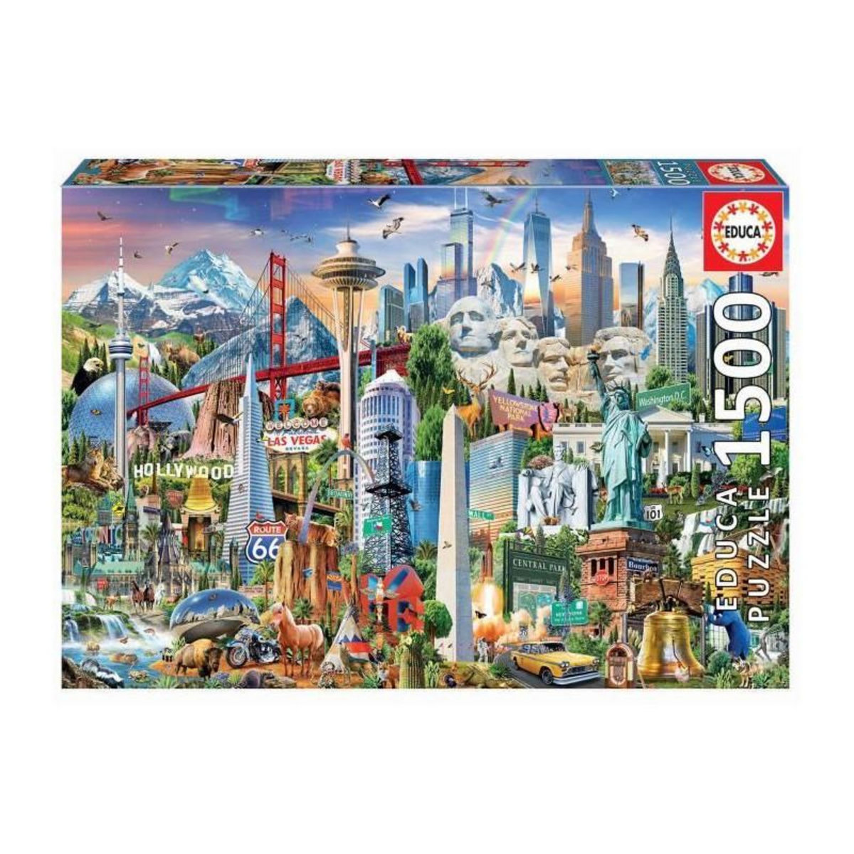 EDUCA EDUCA Puzzle 1500 Symboles D'Amerique Du Nord
