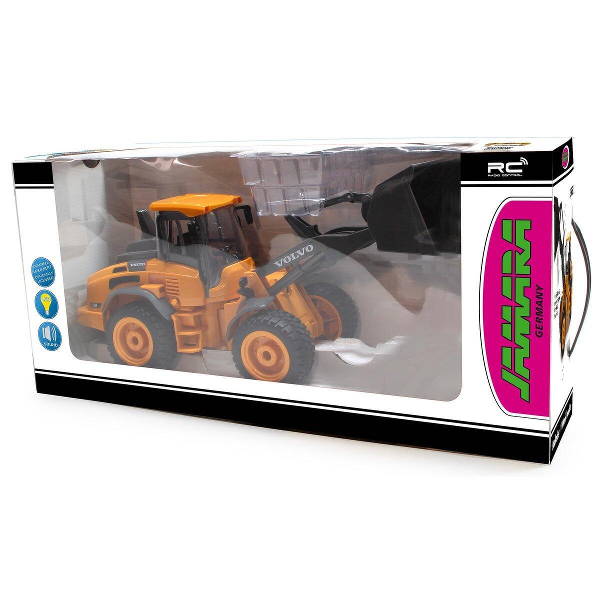 Voir la diapositive 2 : Jamara Volvo Chargeuse sur pneus L50 1:16 2,4GHz