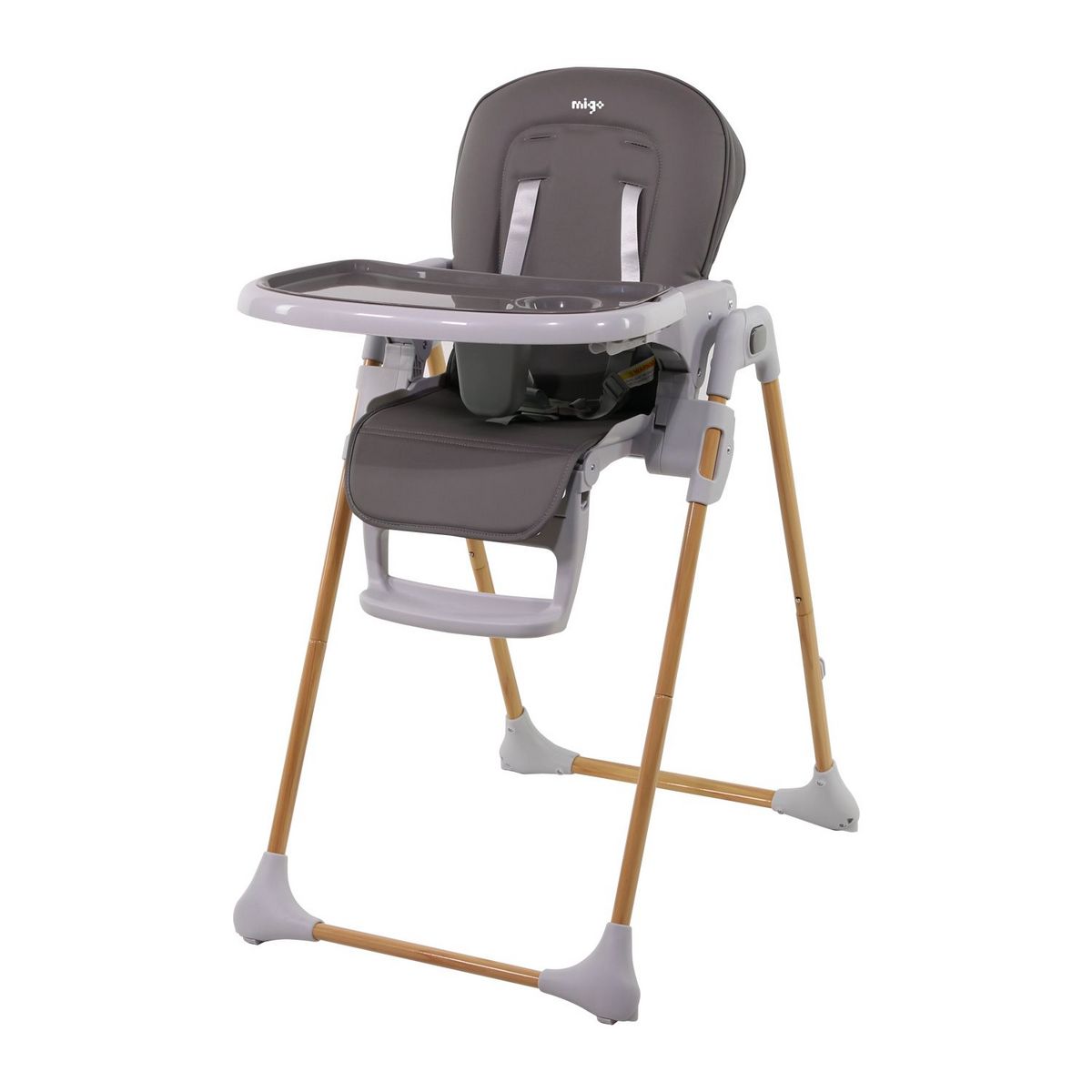 MIGO Chaise Haute évolutive EMMA MIGO Gris/bois