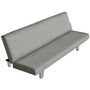Voir la diapositive 5 : VIDAXL Canape-lit Gris Polyester