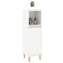 Voir la diapositive 5 : VIDAXL Armoire de salle de bain blanc 30x30x100 cm bois d'ingenierie