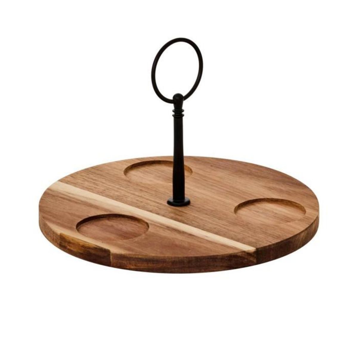 SECRET DE GOURMET Service Apéritif 4 Pièces  Elégance  19cm Blanc