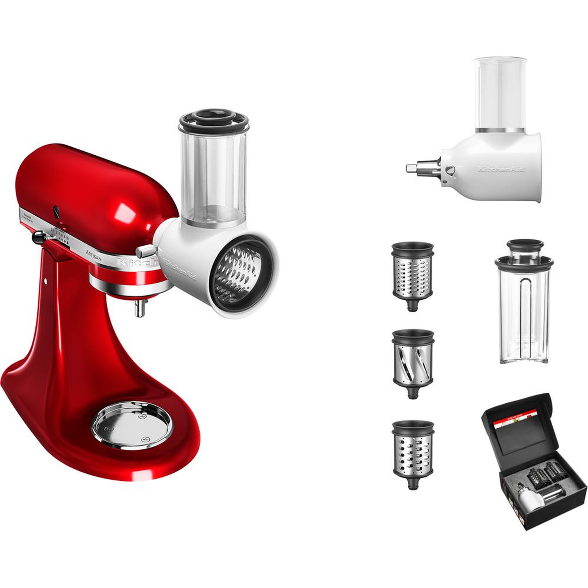 Voir la diapositive 4 : KitchenAid Kit de 3 accessoires pour robot artisan - 5KSM2FPPC